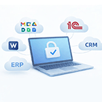 Доступи до систем (Google Workspace, Worksection, 1С, ERP, CRM)